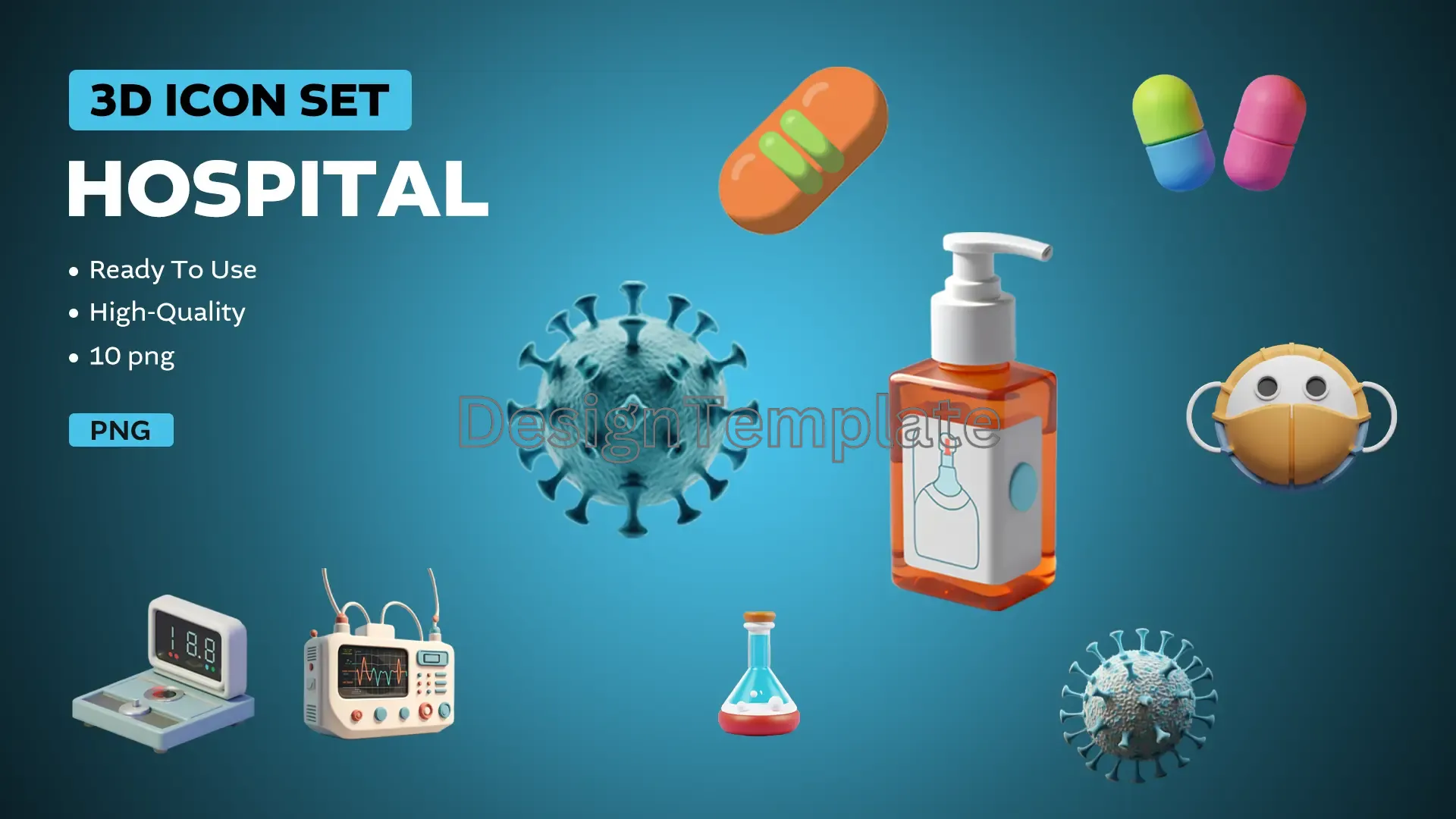 Clinical Precision 3D Elements Pack image